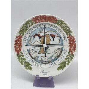 1992 Quincentennial Kaiser The Bahamas Plate Elyse Wasile Poincianna Tree  #873